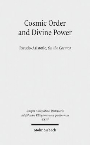 Könyv Cosmic Order and Divine Power Johan Thom