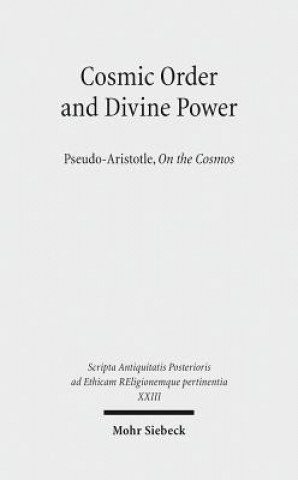 Libro Cosmic Order and Divine Power Johan Thom