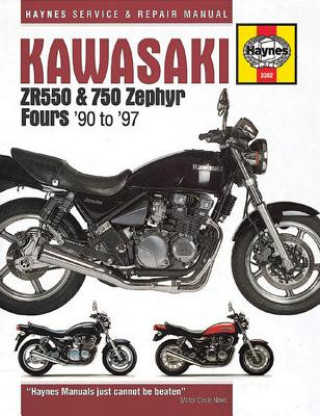 Kniha Kawasaki ZR550 & 750 Zephyr Fours (90-97) Anon