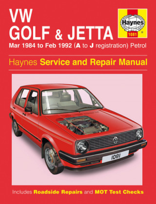 Kniha VW Golf & Jetta Mk 2 Petrol (84 - 92) Anon