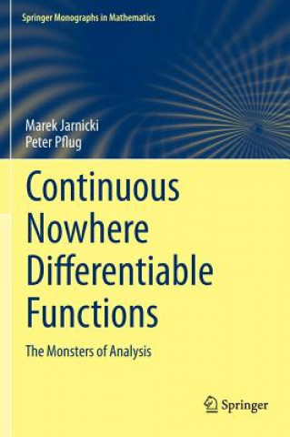 Kniha Continuous Nowhere Differentiable Functions Marek Jarnicki