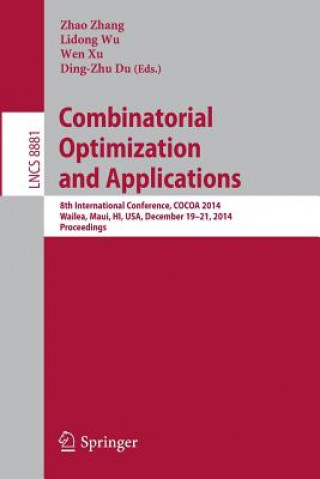 Книга Combinatorial Optimization and Applications Zhao Zhang