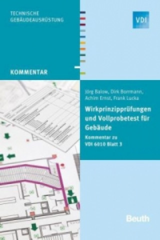 Könyv Wirkprinzipprüfungen und Vollprobetest für Gebäude Jörg Balow