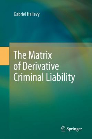 Könyv Matrix of Derivative Criminal Liability Gabriel Hallevy