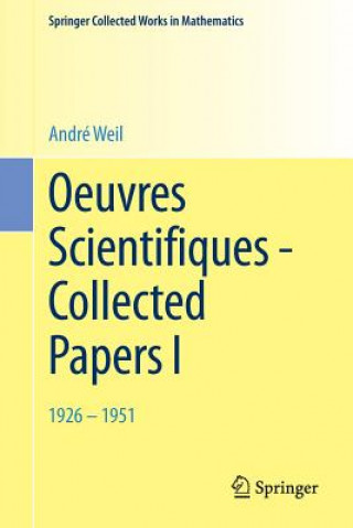 Carte Oeuvres Scientifiques - Collected Papers I Andre Weil