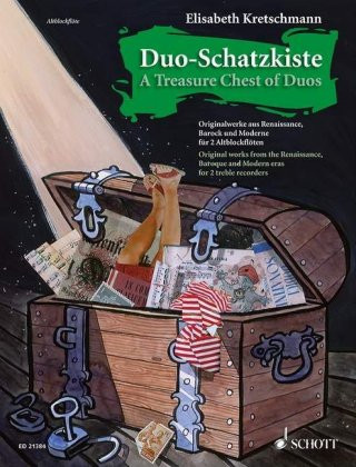 Prasa Duo-Schatzkiste, 2 Alt-Blockflöten, Spielpartitur 