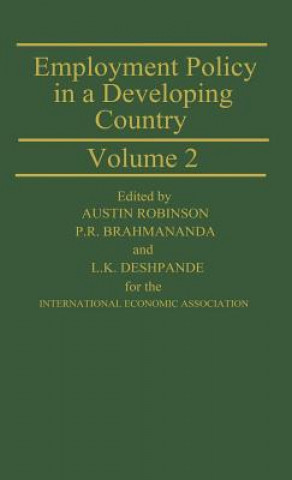 Book Employment Policy in a Developing Country: a Case-study of India Austin Robinson