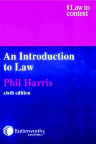 Kniha Introduction to Law Phil Harris