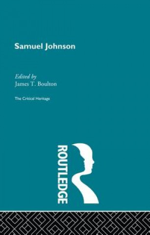 Knjiga Samuel Johnson James T. Boulton