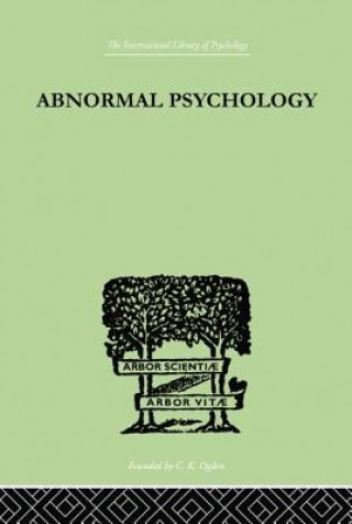 Könyv Abnormal Psychology Isador H. Coriat