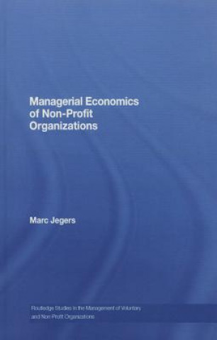 Βιβλίο Managerial Economics of Non-Profit Organizations Marc Jegers