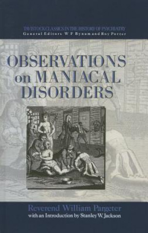 Kniha Observations on Maniacal Disorder William Pargeter