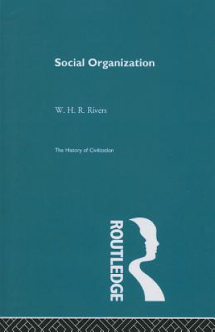 Книга Social Organization W. H. R. Rivers