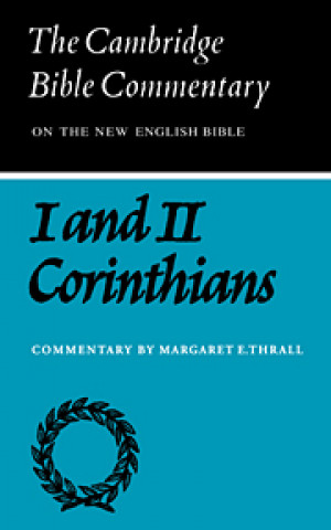 Buch First and Second Letters of Paul to the Corinthians Margaret E. Thrall