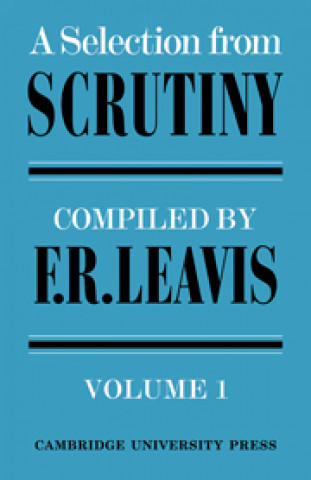 Książka Selection from Scrutiny: Volume 1 