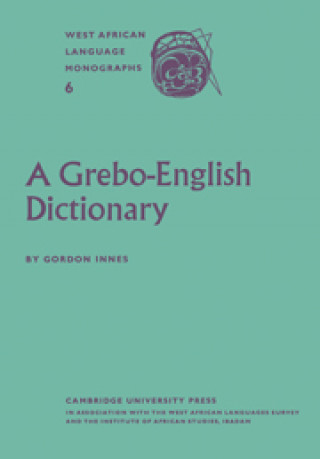 Livre Grebo-English Dictionary Gordon Innes