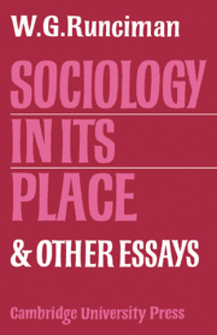 Книга Sociology In Its Place Runciman