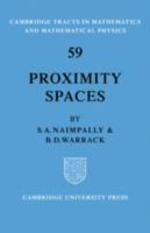 Livre Proximity Spaces S. A. Naimpally