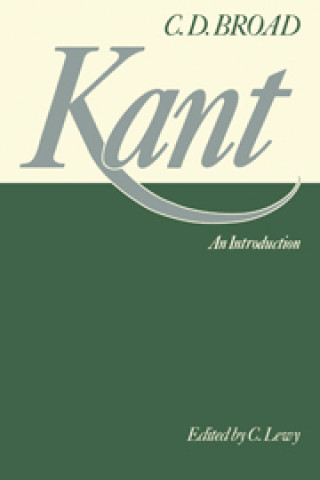 Kniha Kant: An Introduction C. D. Broad