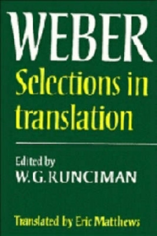 Kniha Max Weber: Selections in Translation Max Weber