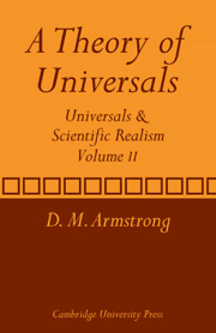 Könyv Theory of Universals: Volume 2 D. M. Armstrong