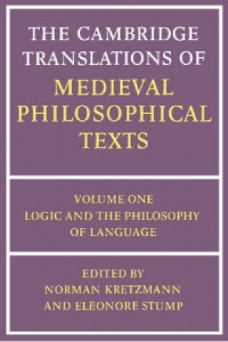 Carte Cambridge Translations of Medieval Philosophical Texts: Volume 1, Logic and the Philosophy of Language 