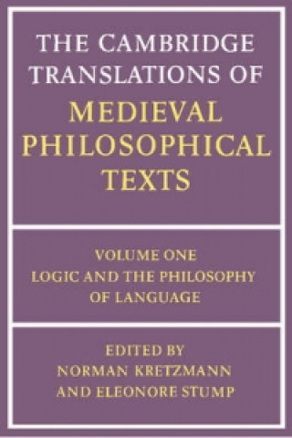 Libro Cambridge Translations of Medieval Philosophical Texts: Volume 1, Logic and the Philosophy of Language 