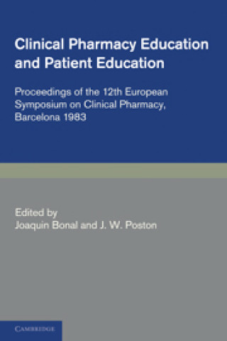 Kniha Clinical Pharmacy and Patient Education Joaquin Bonal