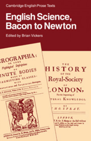 Buch English Science: Bacon to Newton 