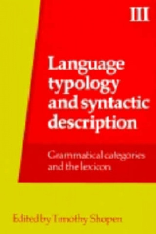 Carte Language Typology and Syntactic Description 