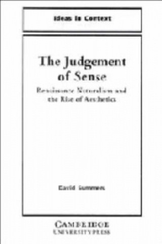 Kniha Judgment of Sense David Summers