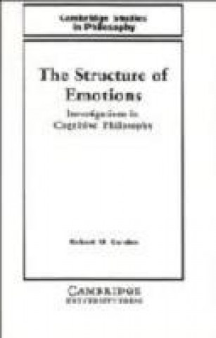 Buch Structure of Emotions Robert M. Gordon