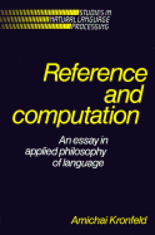 Kniha Reference and Computation Amichai Kronfeld