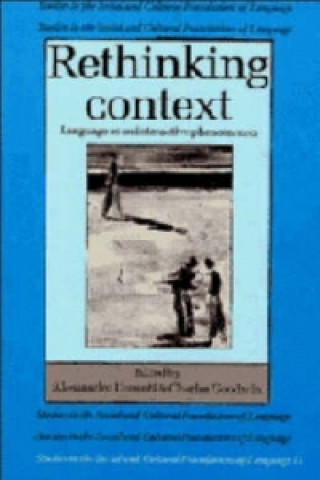 Knjiga Rethinking Context Alessandro Duranti