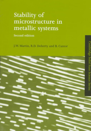 Kniha Stability of Microstructure in Metallic Systems B. Cantor