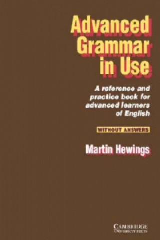 Книга Advanced Grammar in Use without answers Martin Hewings