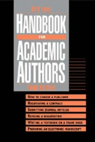 Libro Handbook for Academic Authors Beth Luey