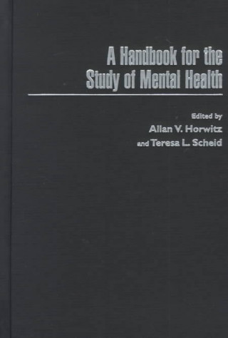 Kniha Handbook for the Study of Mental Health 