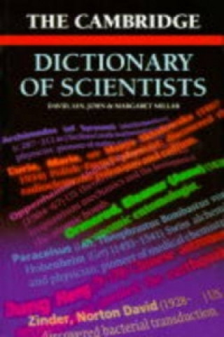Könyv Cambridge Dictionary of Scientists Margaret Millar