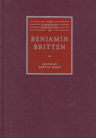 Kniha Cambridge Companion to Benjamin Britten 