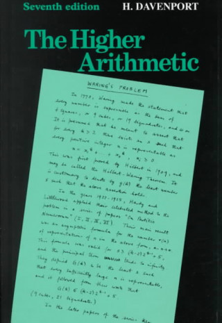 Knjiga Higher Arithmetic H. Davenport