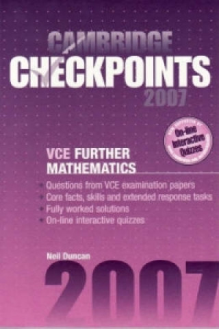 Carte Cambridge Checkpoints VCE Further Mathematics 2007 Neil Duncan