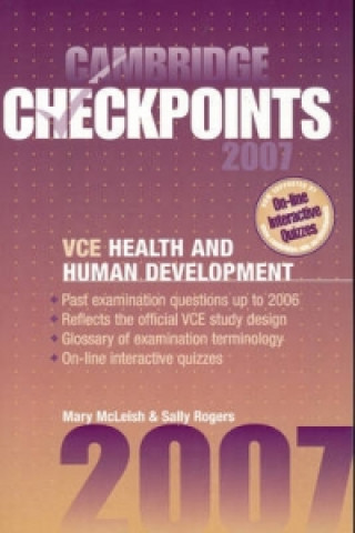 Knjiga Cambridge Checkpoints VCE Health and Human Development 2007 Sally Rogers