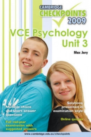 Kniha Cambridge Checkpoints VCE Psychology Unit 3 2009 Max Jory