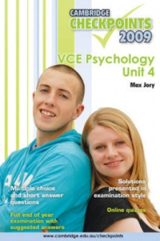 Carte Cambridge Checkpoints VCE Psychology Unit 4 2009 Max Jory