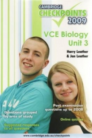 Könyv Cambridge Checkpoints VCE Biology Unit 3 2009 Jan Leather