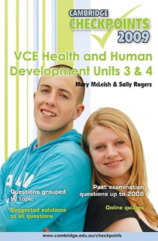 Kniha Cambridge Checkpoints VCE Health and Human Development Units 3 and 4 2009 Sally Rogers