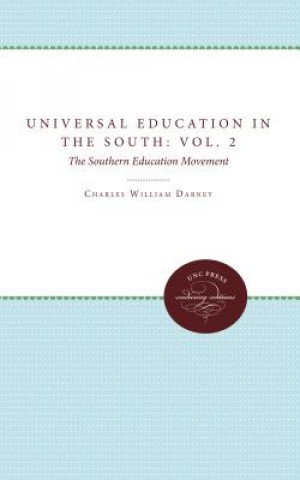 Carte Universal Education in the South Charles Williams Dabney