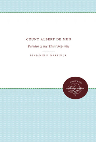 Libro Count Albert De Mun Benjamin F. Martin