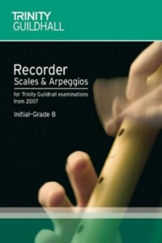 Książka Recorder Scales & Arpeggios Initial-Grade 8 Trinity Guildhall